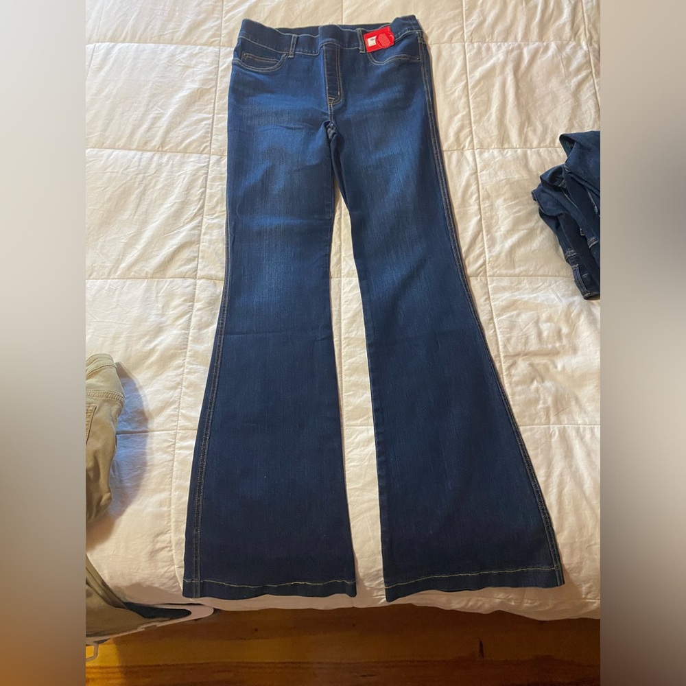 SPANX flare jeans— size large